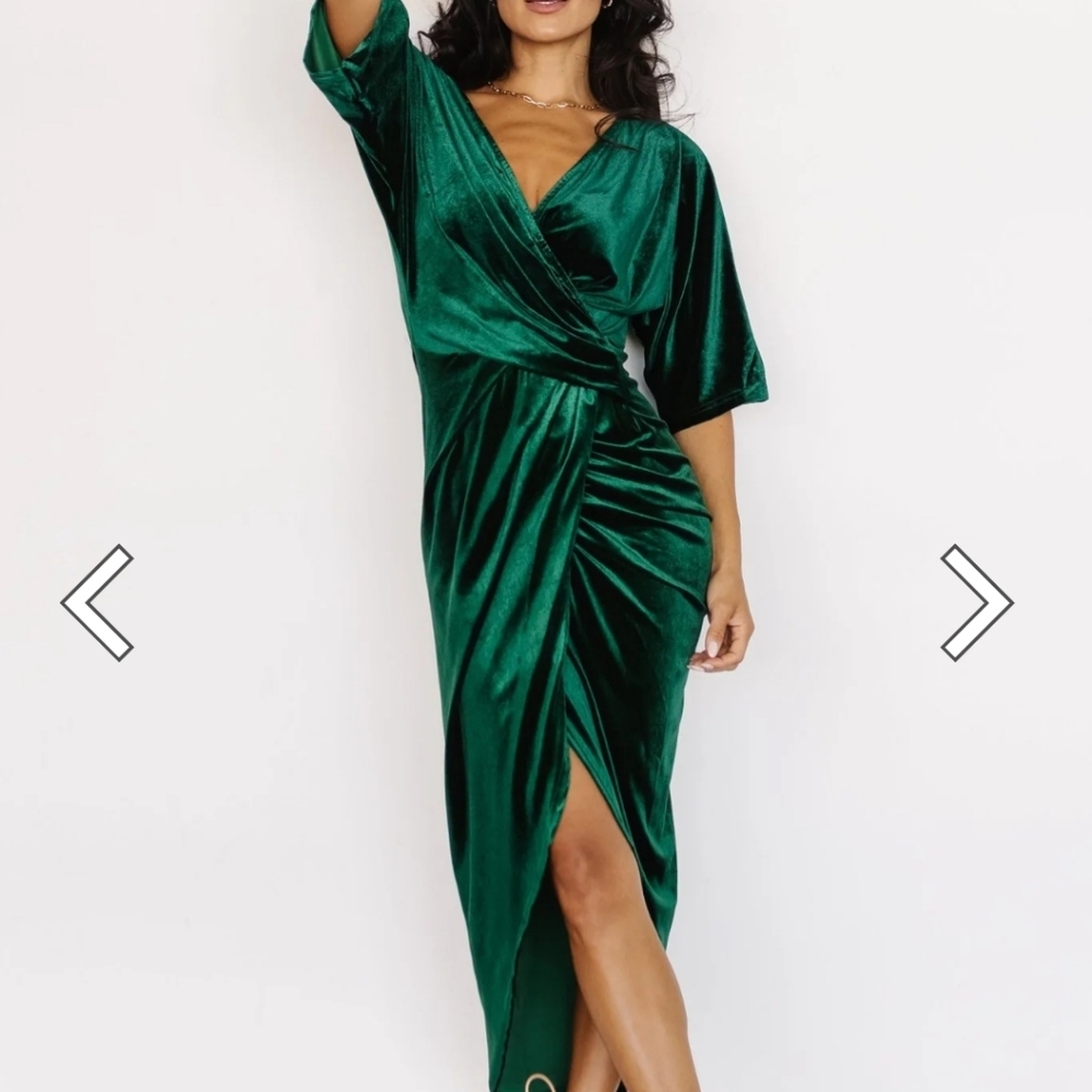 RED Velvet Party Dress